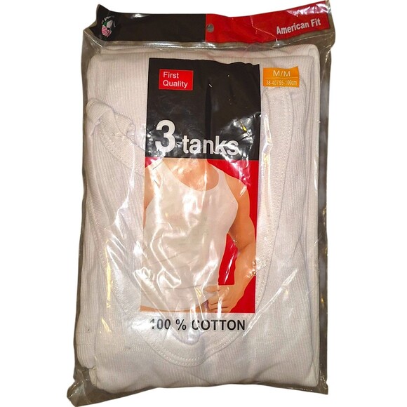 3-Pack Rodex Men’s Tank Tops | First Quality | Soft Cotton | Size M - Picture 1 of 3